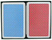 A-Plus Bridge Size Jumbo Index Playing Cards (Red/Blue), AGS-57JC-RB