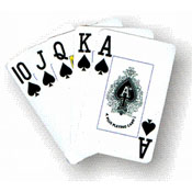 A Plus Poker Size Jumbo Index Playing Cards (Red/Blue), AGS-623J-RB