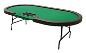 Poker Table With Dealer Spot - No Cups, AGS-PT96DTNOCUP