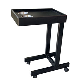 Metal Food & Drink Cart For Poker Side Table, Metal Side Table