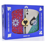 Copag Neoteric Bridge Size Regular Index - Blue/Green/Red, AGS029-9