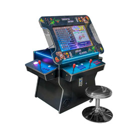 3000 games 26 lcd, track,led light, lift up monitor 3 sided, 3000lift26