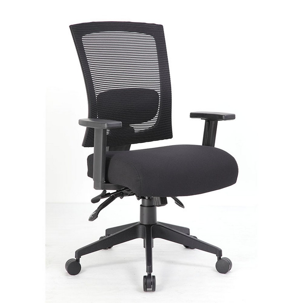 Boss Black Mesh Back Task Chair