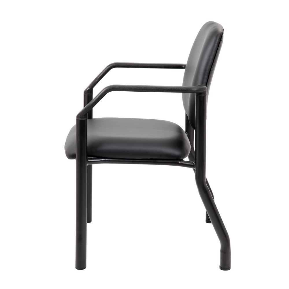 Boss Antimicrobial Guest Chair, 300 lb. weight capacity