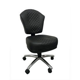 American Gaming Supply Deluxe Black on Black Poker Chair, ags-8240