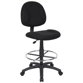 Boss Drafting Stool (B315-Bk) W/Footring, B1615-BK