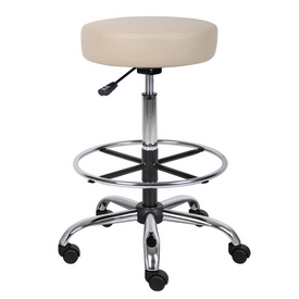 Boss Caressoft Medical/Drafting Stool in Beige, B16240-BG