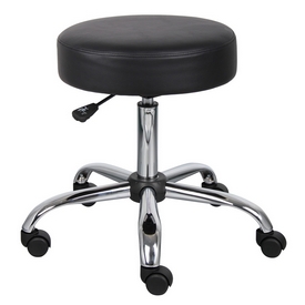 Boss Black Caressoft Medical Stool, B240-BK
