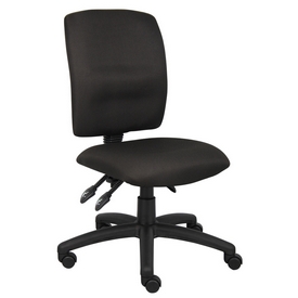 Boss Multi-Function Fabric Task Chair, B3035-BK