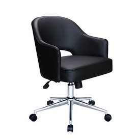 Black CaressoftPlus Hospitality Chair, B486C-BK