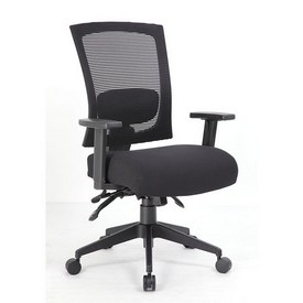 Boss Contract Mesh Back Task Chair, B6716-BK