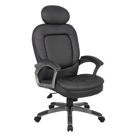 Boss Executive Pillow Top Chair W/ Headrest, B7101