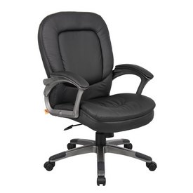 Boss Executive Pillow Top Mid Back Chair, B7106