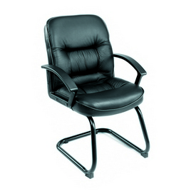 Boss Mid Back LeatherPlus Guest Chair, B7309