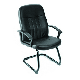 Boss Executive Leather Budget Guest Chair, B8109