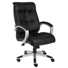 Boss Double Plush High Back Executive Chair - Black, B8771S-BK