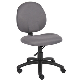 Boss Diamond Task Chair In Grey, B9090-GY