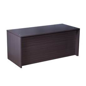 Boss Desk Shell, 71"W X 36"D, Driftwood, N101-DW