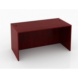 Boss Desk Shell, 71"W X 36"D, Mahogany, N101-M