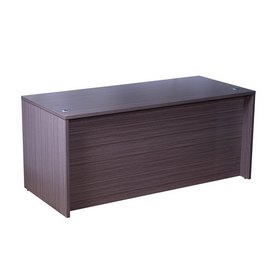 Boss Desk Shell, 60"W X 30"D, Driftwood, N103-DW