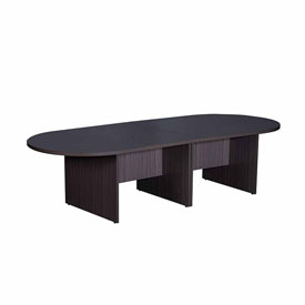 Boss 10Ft Race Track Conference Table - Driftwood, N137-DW