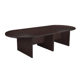 Boss 10Ft Race Track Conference Table - Mocha, N137-MOC