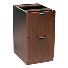 Boss Full Pedestal File/File, Mahogany, N176-M