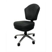 American Gaming Supply Deluxe Black on Black Poker Chair, ags-8240