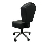 American Gaming Supply Deluxe Black on Black Poker Chair, ags-8240