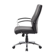 Boss LeatherPlus Executive Chair in Black, B10101-BK
