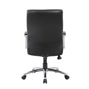 Boss LeatherPlus Executive Chair in Black, B10101-BK