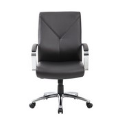 Boss LeatherPlus Executive Chair in Black, B10101-BK