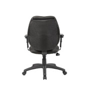 Boss Black Task Chair W/ Adjustable Arms, B1014-BK