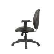 Boss Black Task Chair W/ Adjustable Arms, B1014-BK