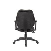 Boss Black Task Chair W/Loop Arms, B1015-BK