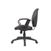 Boss Black Task Chair W/Loop Arms, B1015-BK
