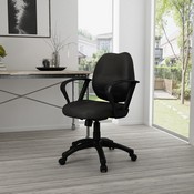 Boss Black Task Chair W/Loop Arms, B1015-BK