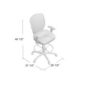 Boss Contract Mesh Drafting Stool, B16021