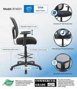 Boss Contract Mesh Drafting Stool, B16021