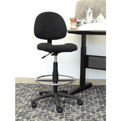 Boss Drafting Stool (B315-Bk) W/Footring, B1615-BK