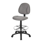 Boss Drafting Stool (B315-Gy) W/Footring, B1615-GY