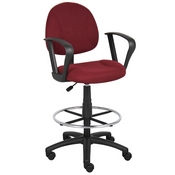 Boss Drafting Stool (B315-By) W/Footring And Loop Arms, B1617-BY