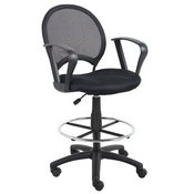 Boss Mesh Drafting Stool W/ Loop Arms, B16217