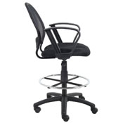 Boss Mesh Drafting Stool W/ Loop Arms, B16217