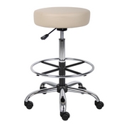 Boss Caressoft Medical/Drafting Stool in Beige, B16240-BG