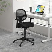 Boss Commercial Grade Mesh Stool W/ Arms, B16606