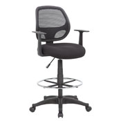 Boss Commercial Grade Mesh Stool W/ Arms, B16606