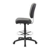 Boss Oversized Drafting Stool, B1680-BK