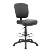 Boss Oversized Drafting Stool, B1680-BK
