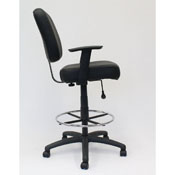 Boss Oversized Drafting Stool, B1681-BK, B1681-BK
